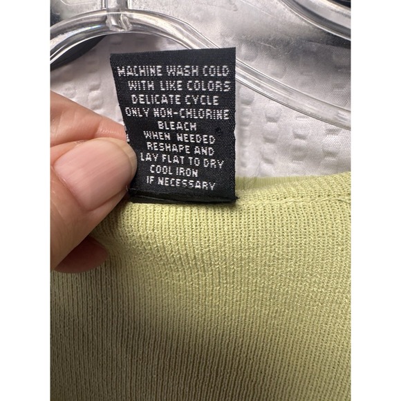 Lavie Boheme Lounge Travel 2p set Women's Medium Green Butterfly Embroidered Y2K - Picture 6 of 11